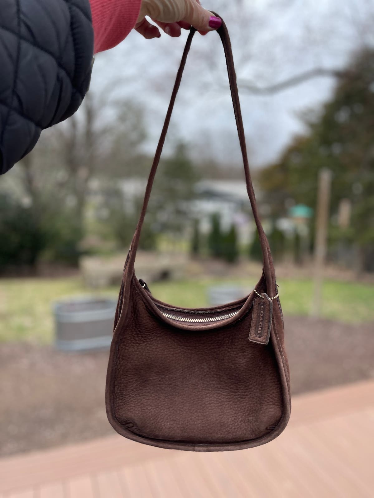Vintage Coach 4396 MINI Ergo Nubuc Leather Purse Nubuck Vintage Coach 4396 MINI Ergo Nubuc Leather Purse Nubuck