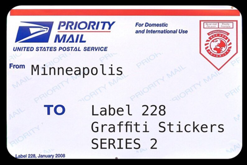 Business & Industrial Lot of 8 RARE Label 228 USPS Postal ...