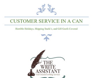 Customer Snippets - Holiday Snippets - Holiday Customer Service - Etsy Help - Etsy Workbook - Customer Service Templates - Message Responses