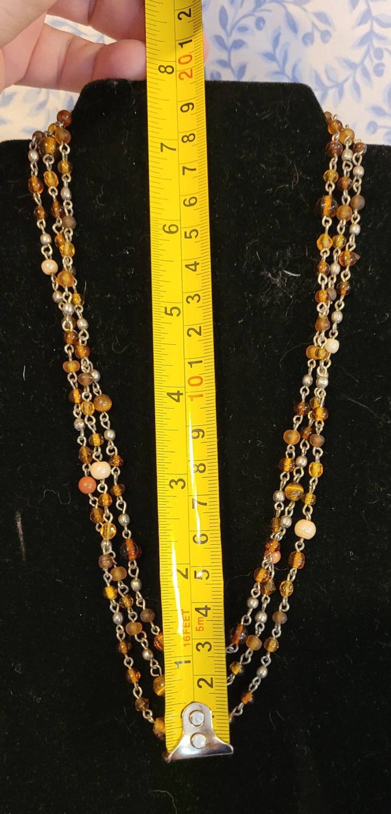 1970s Multi-Strand Necklace - image 3