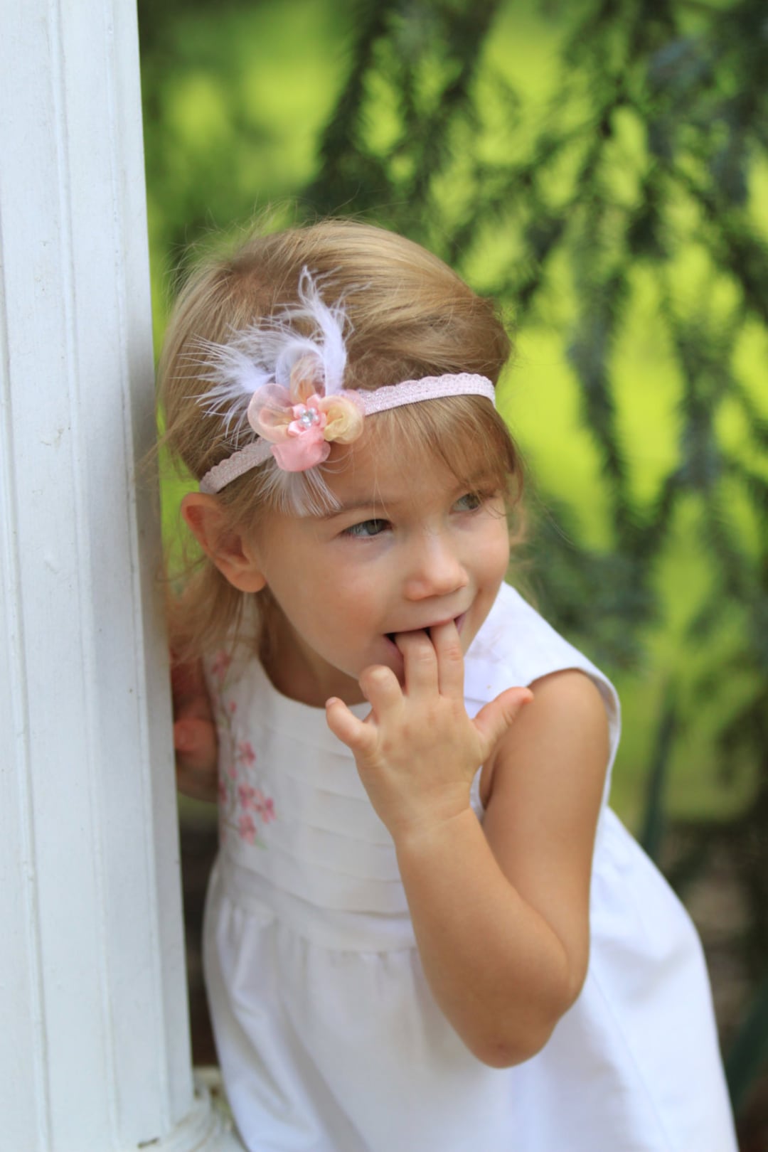 Baby Headbands Pink Baby Headband Flower Baby Headband Etsy