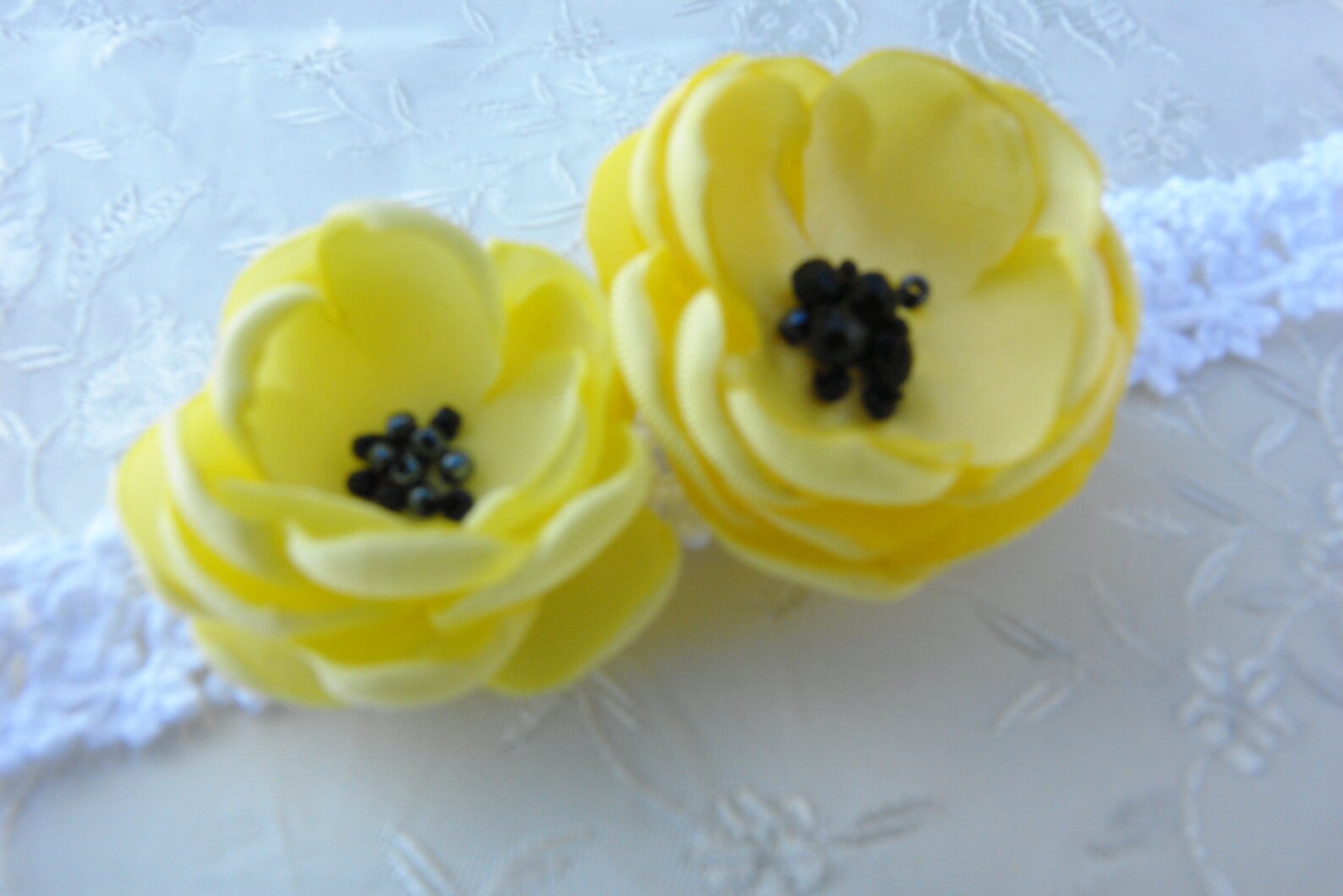 Baby Headbands Yellow Baby Headband Flower Baby Headband Etsy