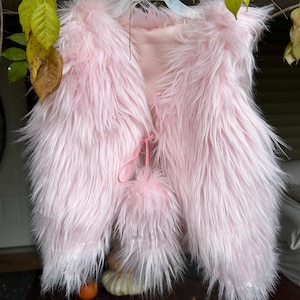 Pom Pom Kids Fur vest baby fur jacket fur vest