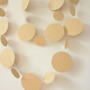 Carta oro luccicante Garland - ghirlanda dell&#39;oro - oro Wedding Decor