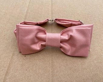 Boys Bow Ties, Boys, Boys Rose Bow Tie, Boys Pink Bow Tie, Toddler Bow Ties, Wedding Ring Bearer, Baptism, Page Boy