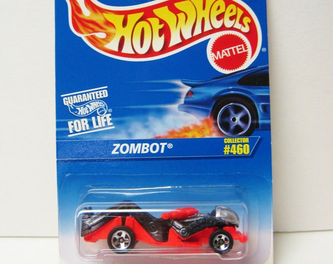 Hot Wheels Zombot Mattel 460 Die Cast Car 1/64 Scale Vintage 1995