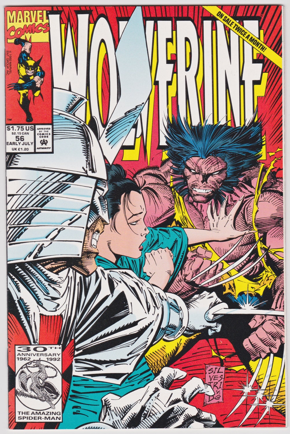 WOLVERINE #3 NEAR MINT MARVEL COMICS 1988 2nd SERIES