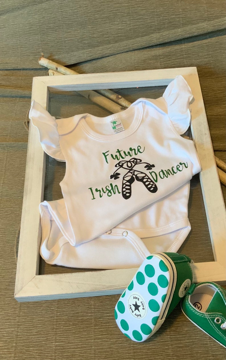 Baby onesies baby bloomers baby shower gift Irish Dance onesie ruffle butt baby girl onesie set Future Dancer Onesie set
