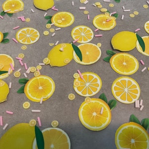 Lemon Themed Party, Lemon Confetti, Custom Confetti, Birthdays, Showers, Anniversaries, Weddings, Citrus Theme, Lemon Party Decor