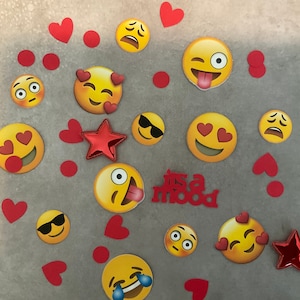 Custom Emoji Confetti: Birthday Party Decorations