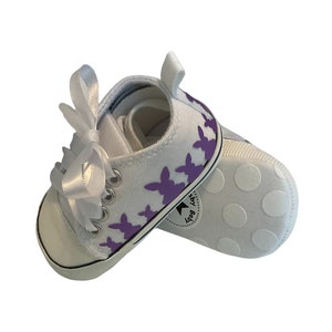 Bunny Baby High Top Shoes: Custom Cotton Canvas Walkers