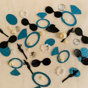 Breakfast at Tiffany&#39;s Confetti: Custom Bridal Shower Decorations