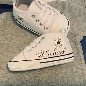 Zapatos de bebé con monograma, zapatos altos personalizados para bebé, andadores, zapatos altos para bebé, regalo para baby shower, zapatos de bebé, zapatos de bebé unisex
