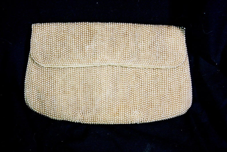 vintage magid beaded purse