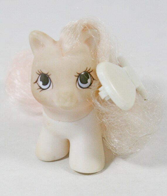 My Little Pony G1 Little Whiskers 1989 Hasbro Vintage White Etsy