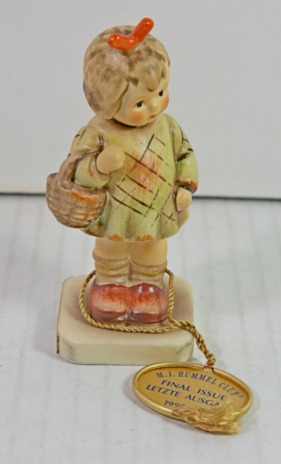 Goebel Hummel Girl Figurine From Me To You TMK 7 Circa 1990s