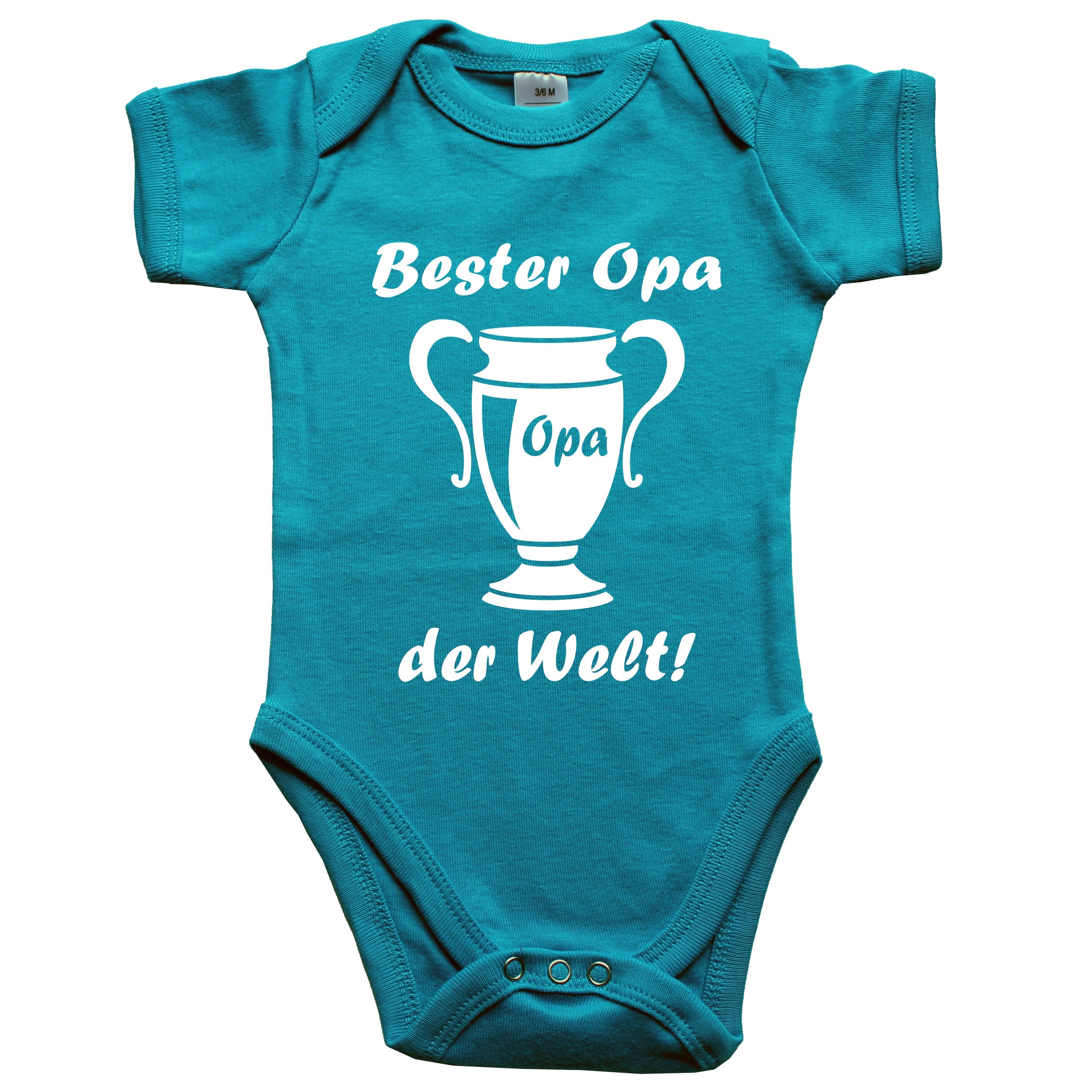 Baby Body "Bester Onkel Der Welt" - Langarm Strampler Aus Bio-Baumwolle