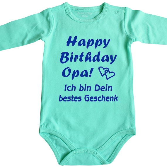 Frei wählbar Babybody Baby Body Die coolste Oma Opa Mama Papa Tante Onkel