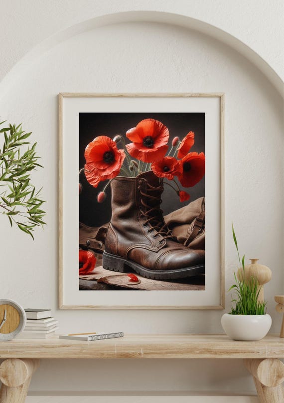 VE day Army boots Digital picture Veteran War Veteran gift