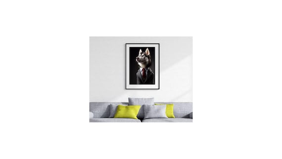 Husky Art Print Pet Lovers Print Husky Print Pet Wall art