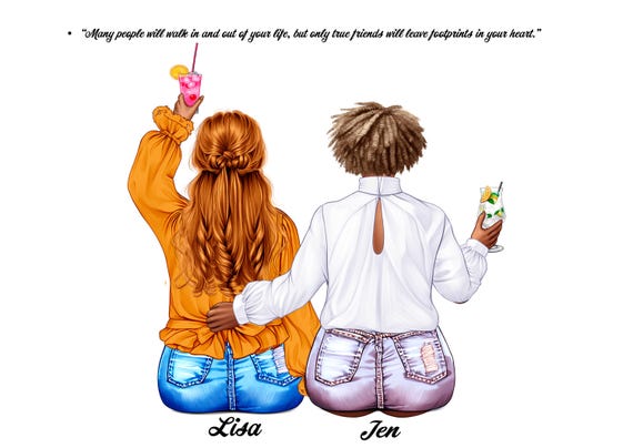 Best friends  Gifts,  Curvy friends gift, special friends gift, Bestie gift
