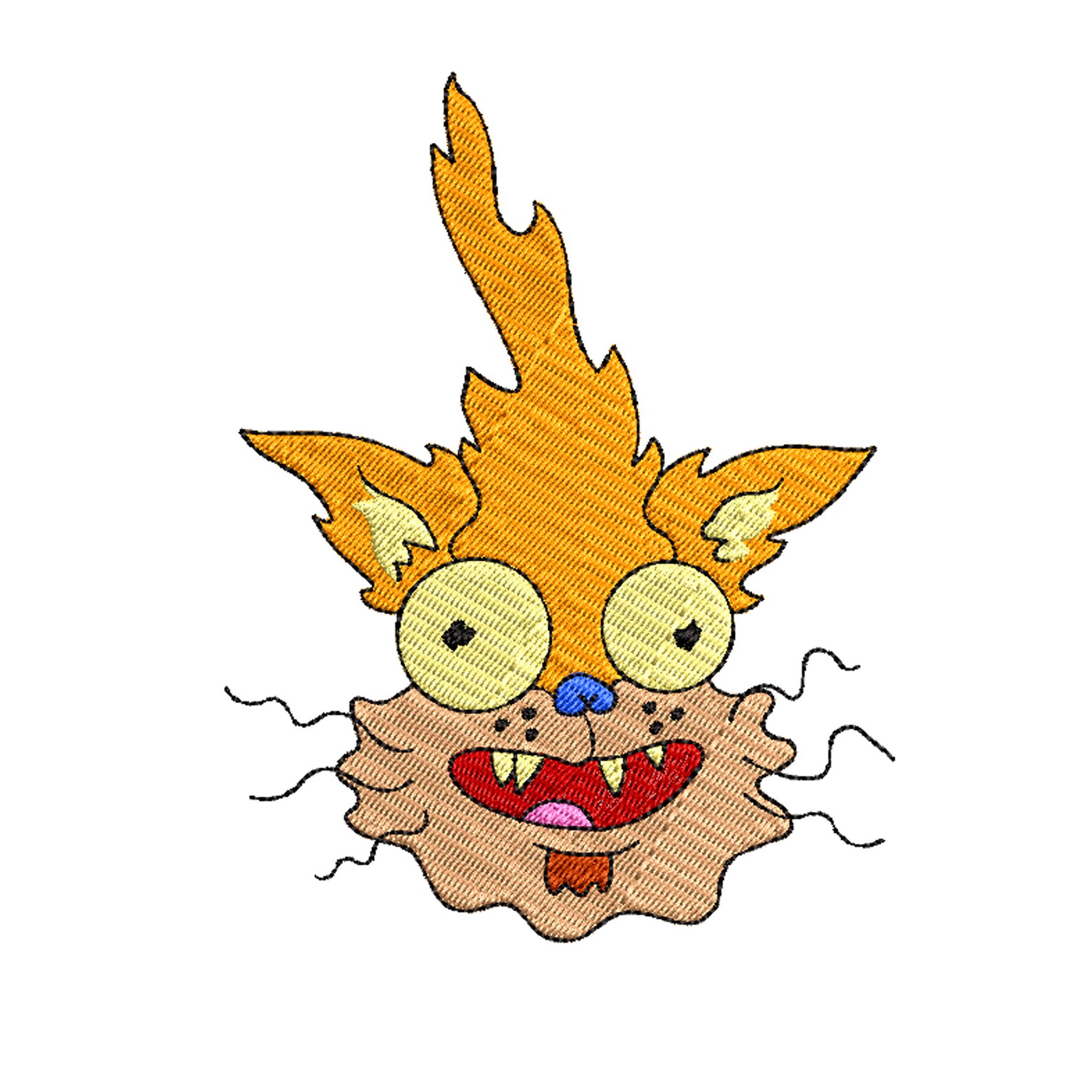 Cartoon Embroidery Design Machine Embroidery Embroidery Etsy