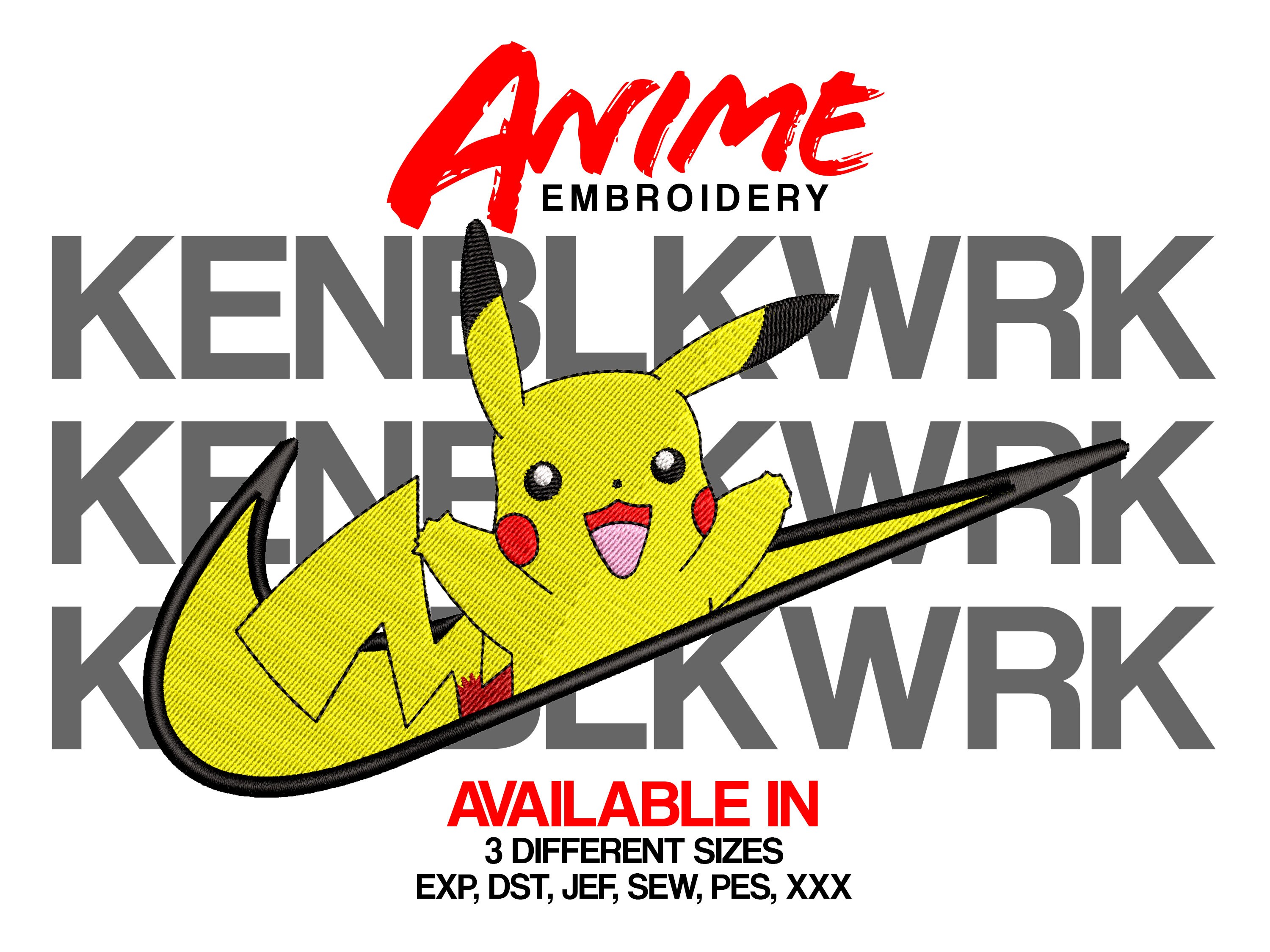 anime embroidery shirt