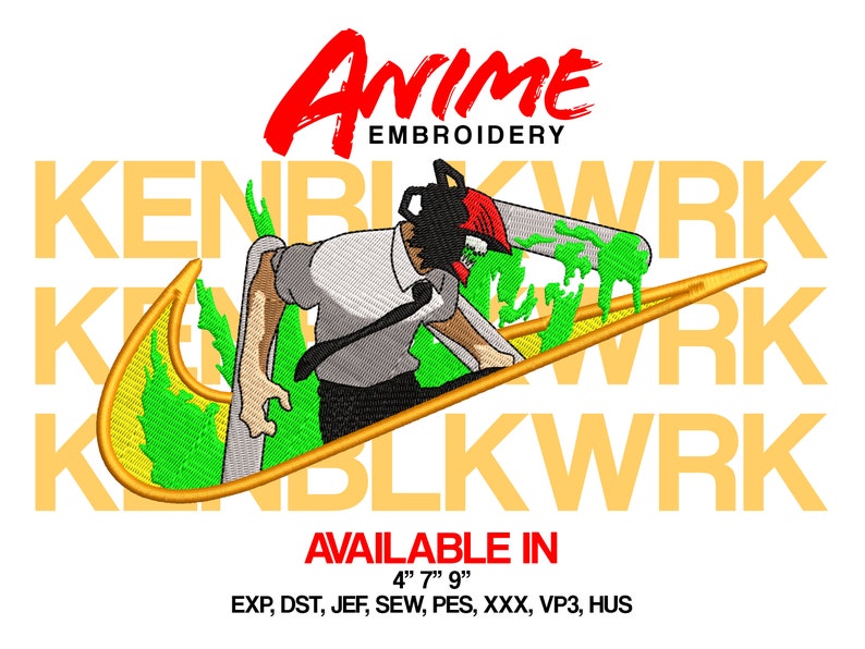 anime embroidery shirt