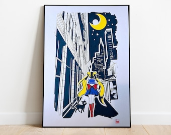 Sailor Moon - Screen Print, Michigan Ave