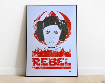 Rebel Princess - Screen Print - Chicago