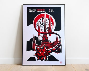 Demon Castle Dracula - Screen Print - Chicago