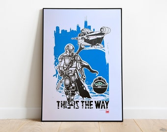 The Mandalorian - Screen Print - Chicago