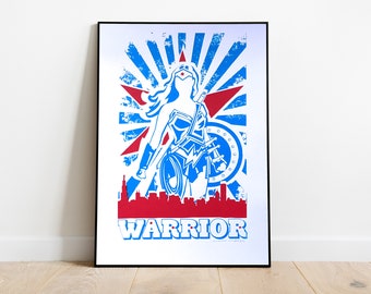 Warrior Princess - Screen Print - Chicago