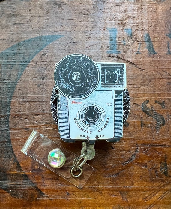 Vintage Camera, Photographer, Photography Retractable Badge Reel, Badge  Holder