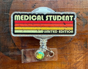 Dérouleur de badges Vibe ID en acrylique 79, porte-badge