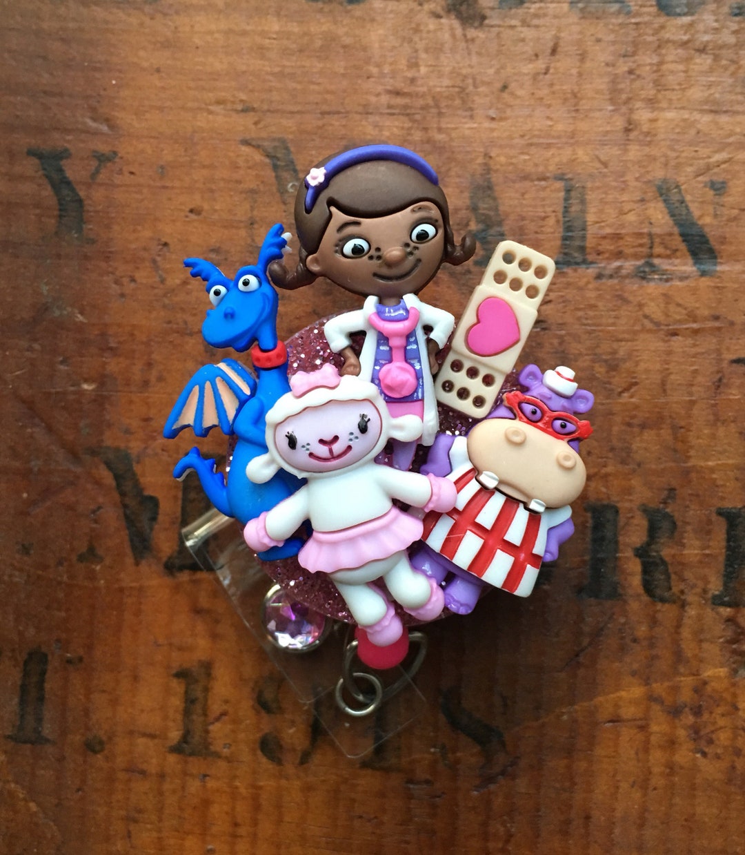 Doc Mcstuffins* Disney* ID Badge, Weighs Less Than 1 Oz - Etsy