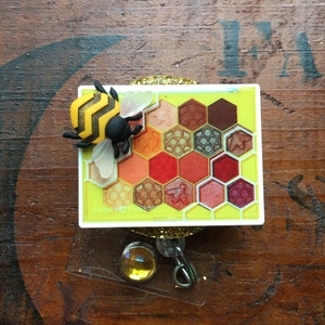 Bee, Honeycomb, Beehive, Bumblebee ID Badge Reel