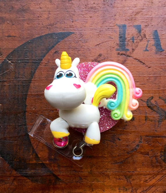 Toy Story Buttercup Unicorn ID Badge Reel Weighs Etsy