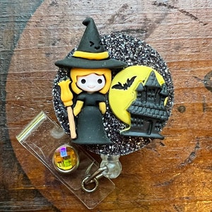 ハロウィン魔女IDバッジリール