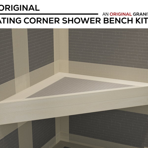 The Original Floating Shower Bench Etsy