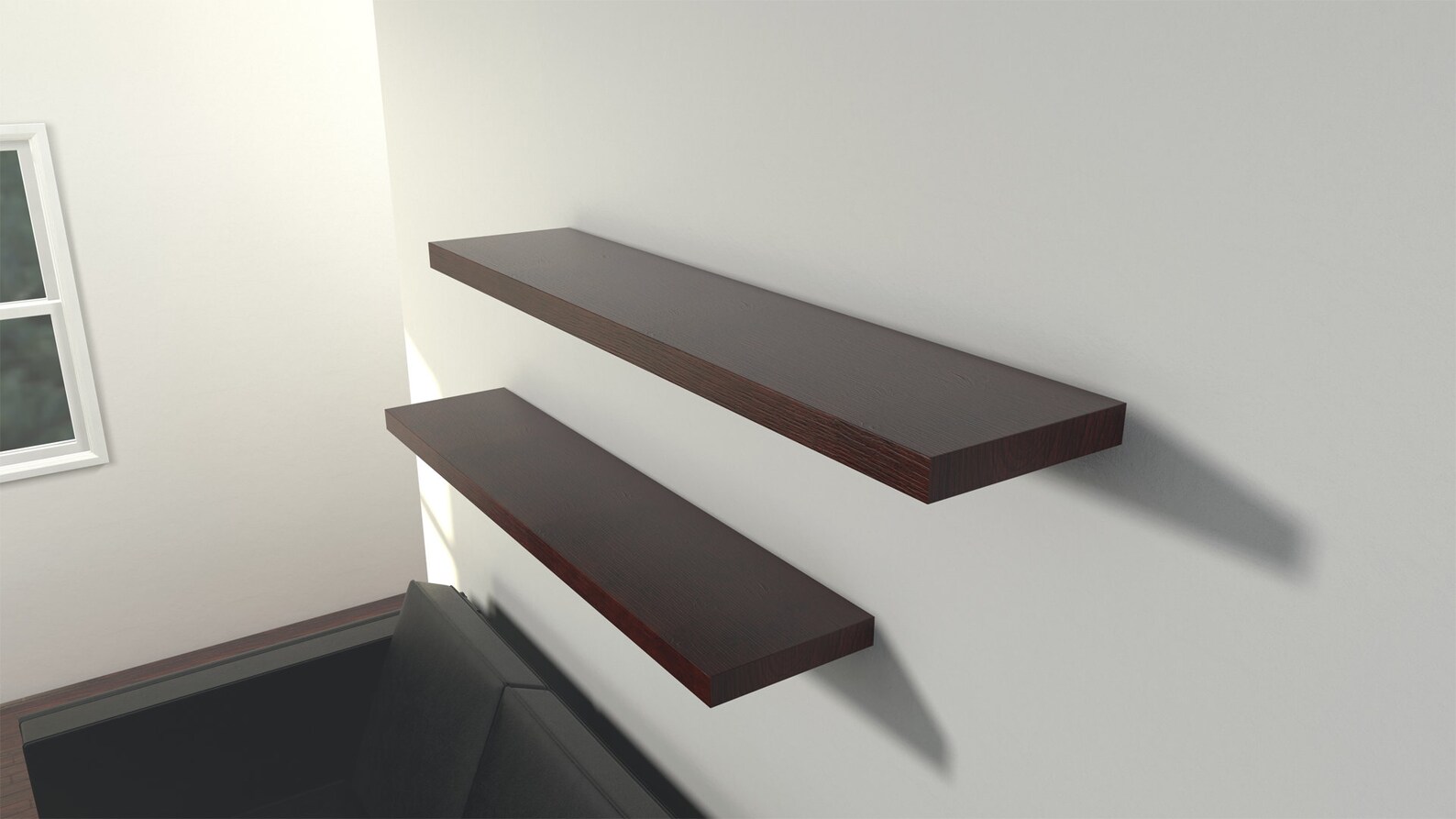 Square Free Floating Shelf Bracket - Etsy