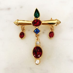 Vintage Crystal Brooch