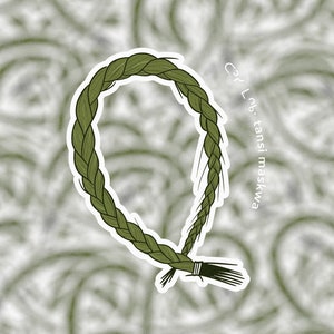 Sticker - Sweetgrass Braid
