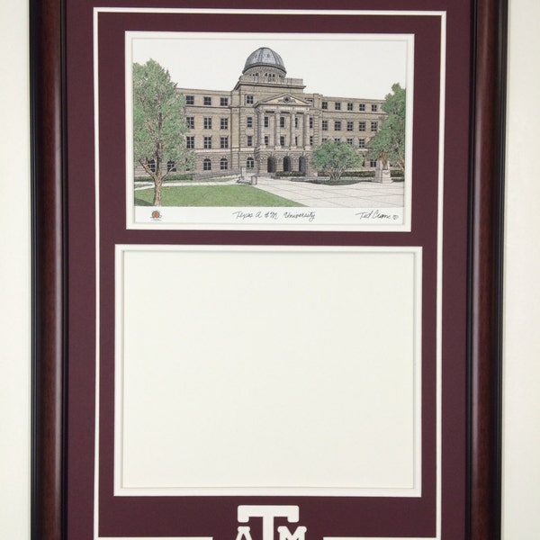 Texas A&m Diploma Frame Etsy