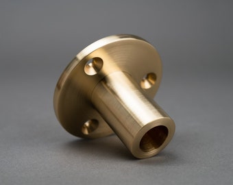 Brass Flange Suspension Flange - Brass Shelf Fitting - Brass Shelving Unit - Custom - Design - Made To Order