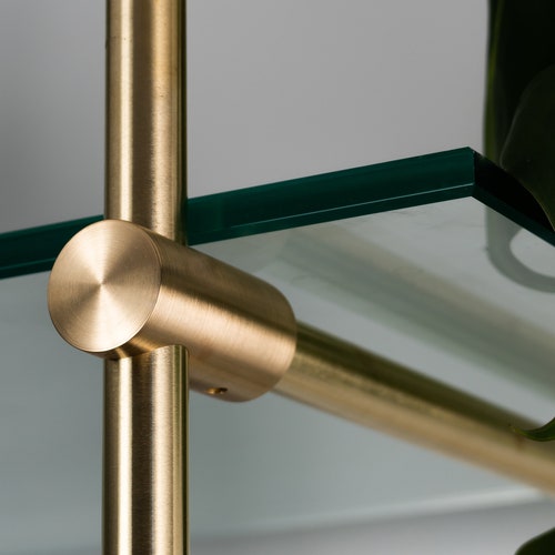 Brass Shelf Connector T Fitting Brass Shelf Fitting Etsy