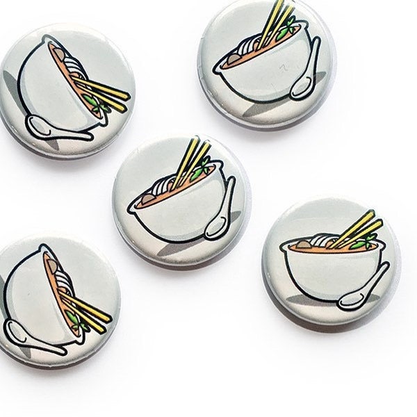 Pho buttons pinbacks 1"