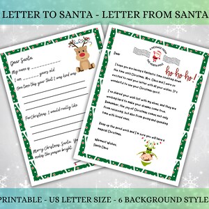 Carta a Santa Imprimible para Niños, Descargar Carta de Santa