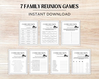 Family Reunion Games, Family Game Night Activities