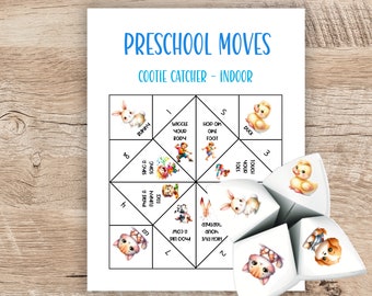 Cootie Catcher: Fun Preschool Activities, BONUS Coloring Pages